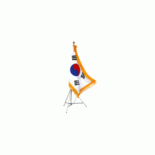 태극기(자수형 삼각받침 set)