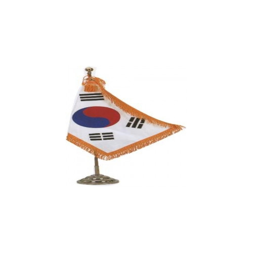 태극기(자수형 원형 받침 set)